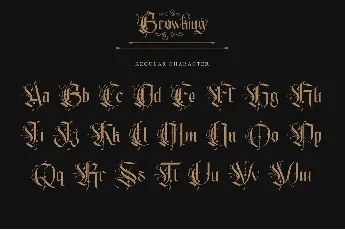 Browking - Personal use font