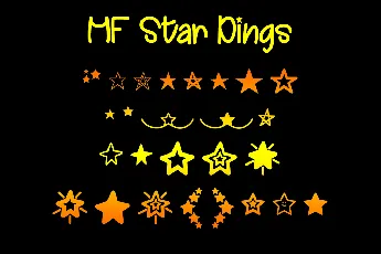 MF Star Dings font