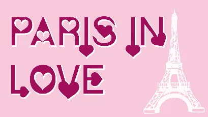 Paris in Love font