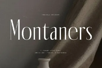 Montaners Typeface font