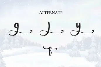 Winter Magical Script font