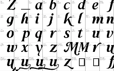 Mezarou font