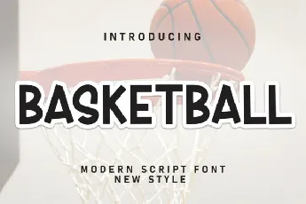 Basketball Display font