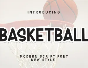 Basketball Display font