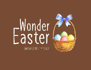 Wonder Easter font