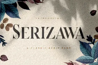 Serizawa font