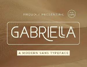 Gabriella font