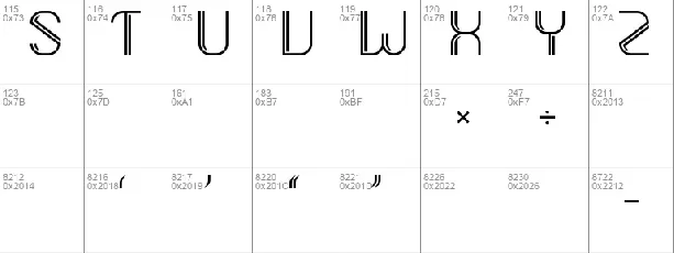 Dupleto font