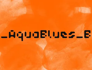 WC_AquaBlues_Bta font