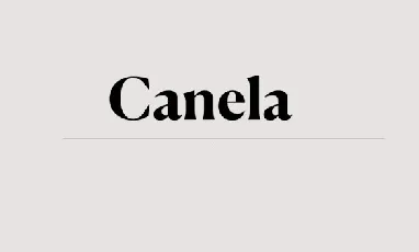 Canela Family font
