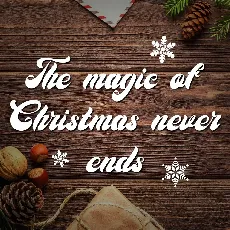 Christmas Time Script Typeface font