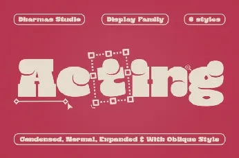 Acting Normal font