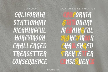 Bolatte DEMO font