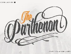 The Parthenon Script font