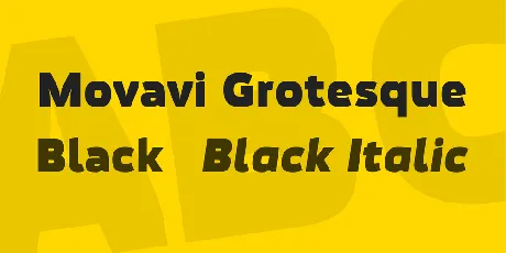 Movavi Grotesque font