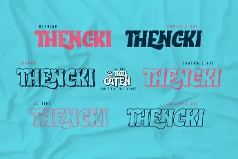 THILL CATEN Trial font