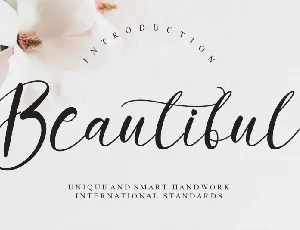 Beautiful font