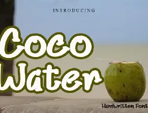 Coco Water Display font