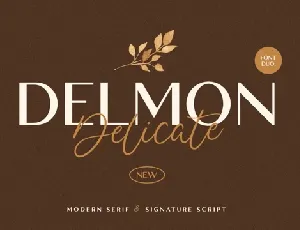 Delmon Delicate font