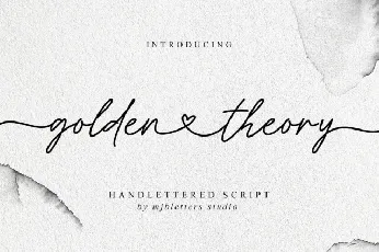 Golden Theory font