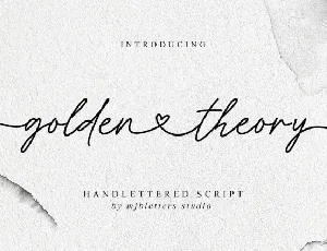 Golden Theory font