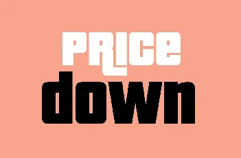 Pricedown font