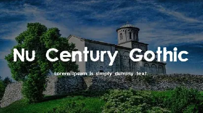 Nu Century Gothic font