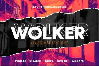 Wolker font