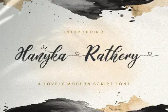 Hanyka Rathery font