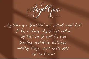 Angellina font