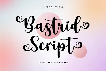 Bastrid Script font