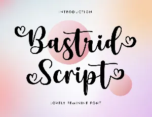 Bastrid Script font