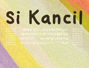 Si Kancil font