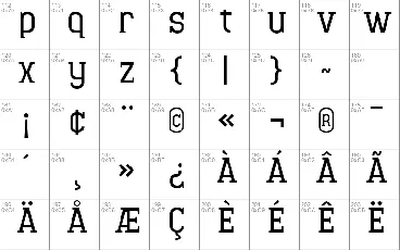 Minaeff Ect font