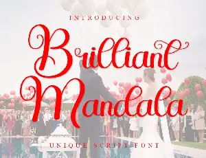 Brilliant Mandala font