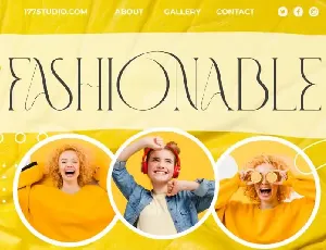 Fashionable â€“ Elegant Serif font