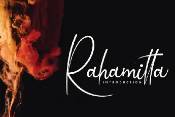 Rahamitta Handwritten font