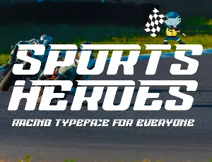 Sports Heroes Demo font