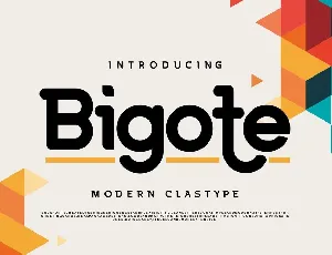 Bigote font