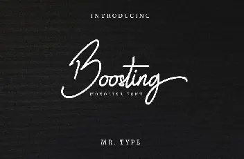 Boosting font