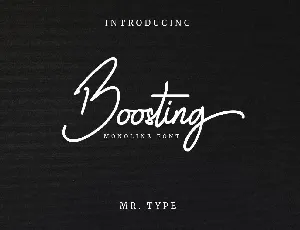 Boosting font