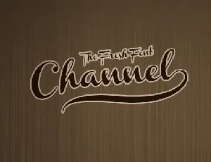 Channel Script font