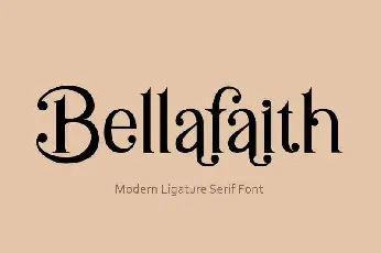 Bellafaith font