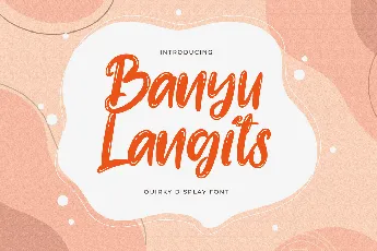 Banyu langits font