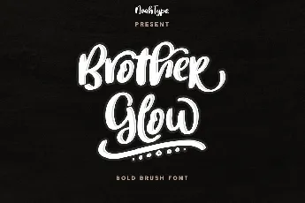 BrotherGlow Demo font