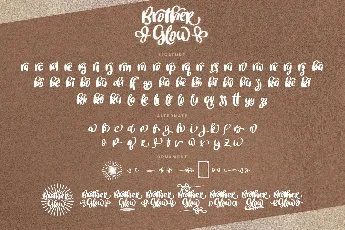 BrotherGlow Demo font