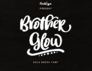 BrotherGlow Demo font