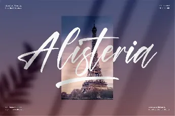 Alisteria font