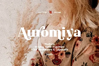 Auromiya font