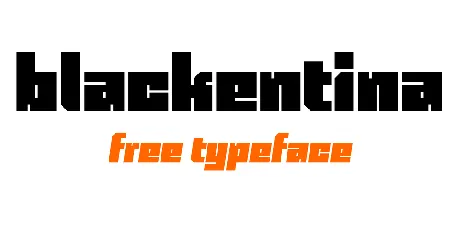 Blackentina 4F font